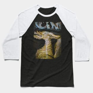 Ancient Stone Dragon Baseball T-Shirt